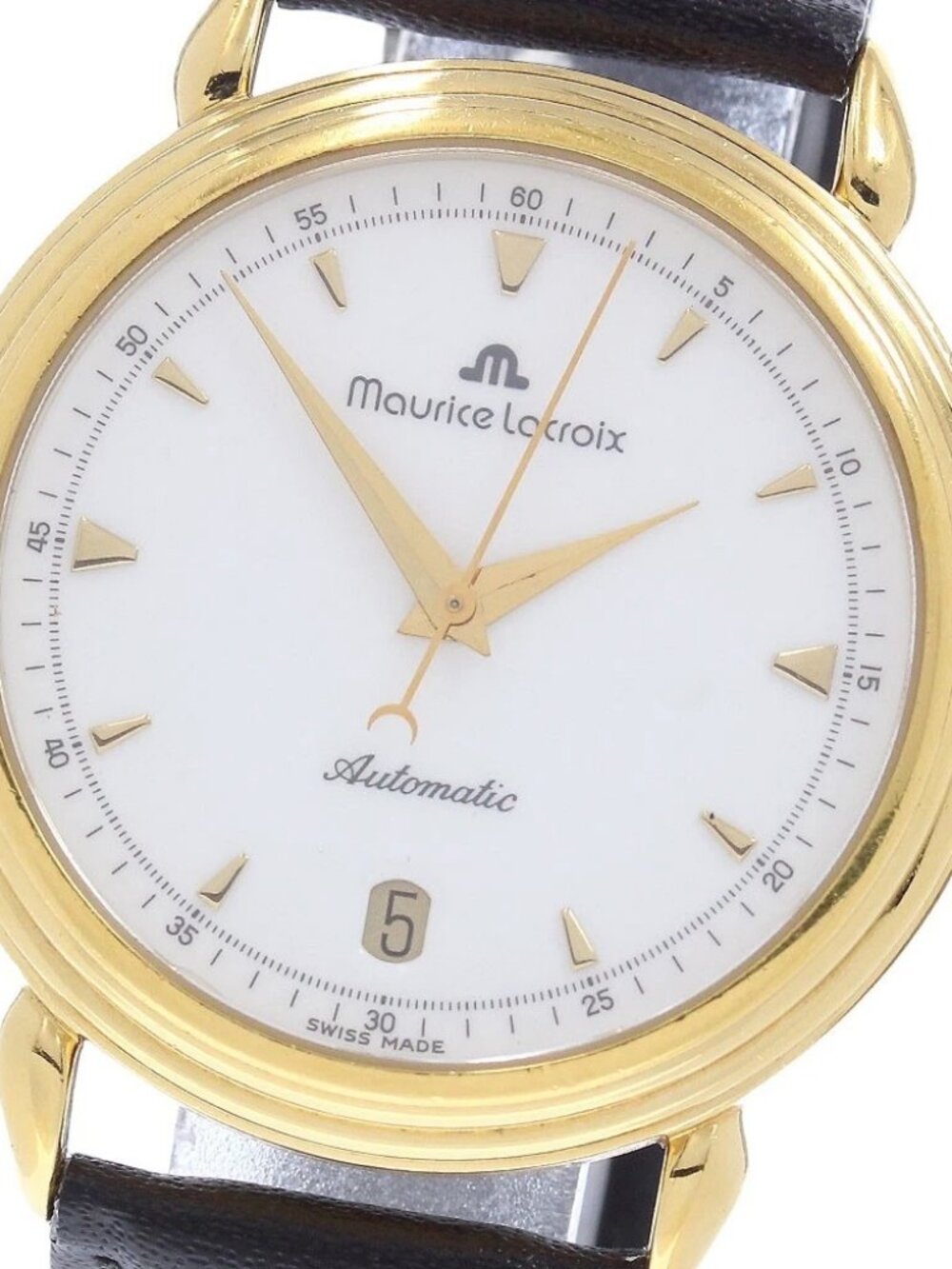 MAURICE LACROIX Date 11407 white Dial Automatic Men's Watch_955477